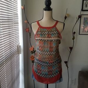 🦖3/$10 Chiffon blouse, M